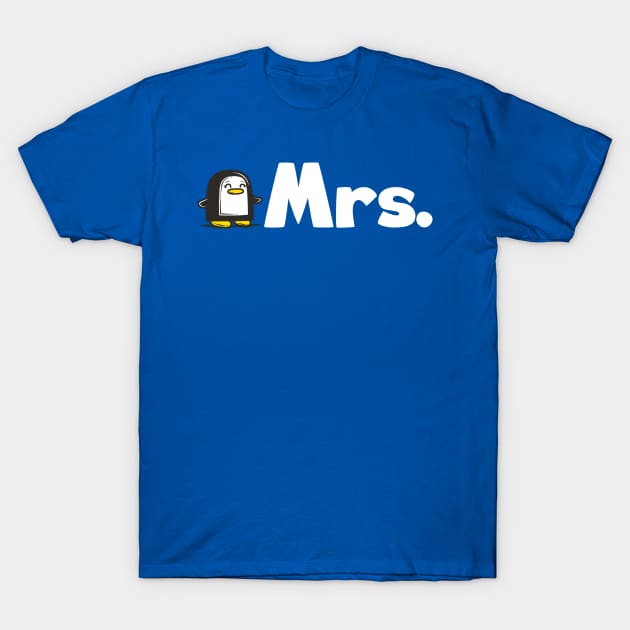 Mrs. Penguin T-Shirt by krisren28